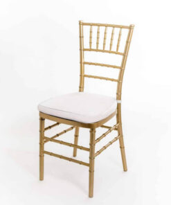 Pulmatool Chiavari kuldne puidust – rent