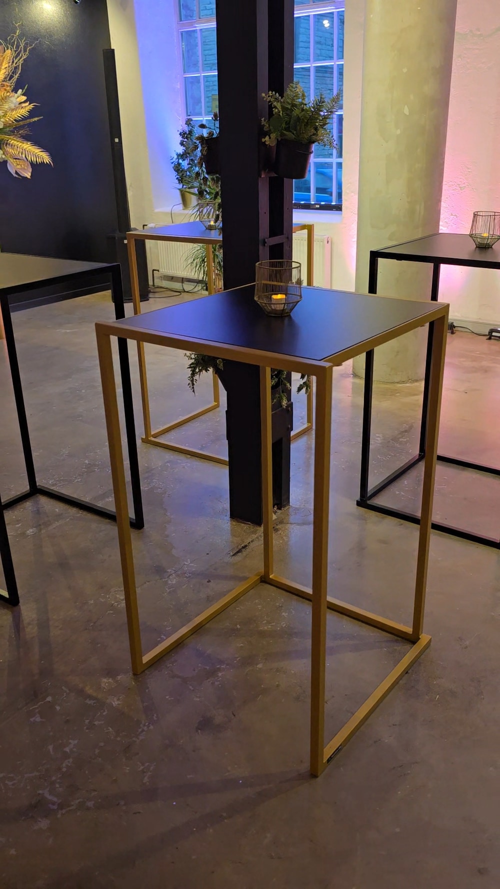 Pukklaud KUBO kandiline kuldne – rent