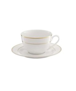 Kohvitass ja alustass Aura Gold – rent