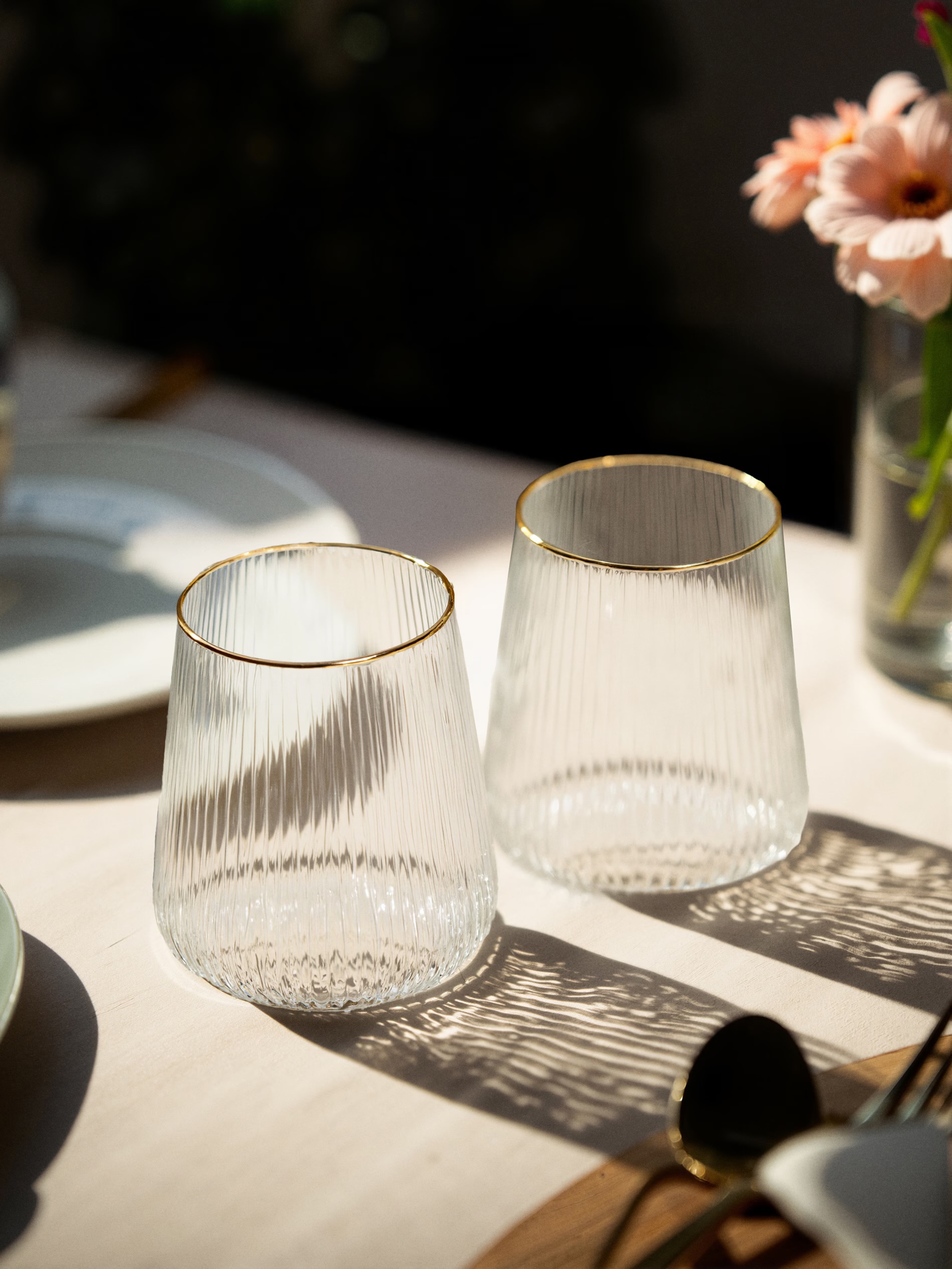 Joogiklaas (kuldse servaga) – rent - Image 2