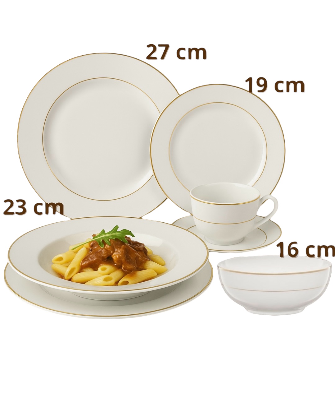 Taldrik Aura Gold 19 cm – rent - Image 2