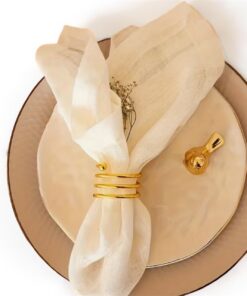 Servjetirõngas kuldne – rent