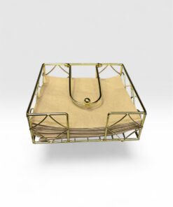 Metallist salvrätikuhoidja kuldne – rent