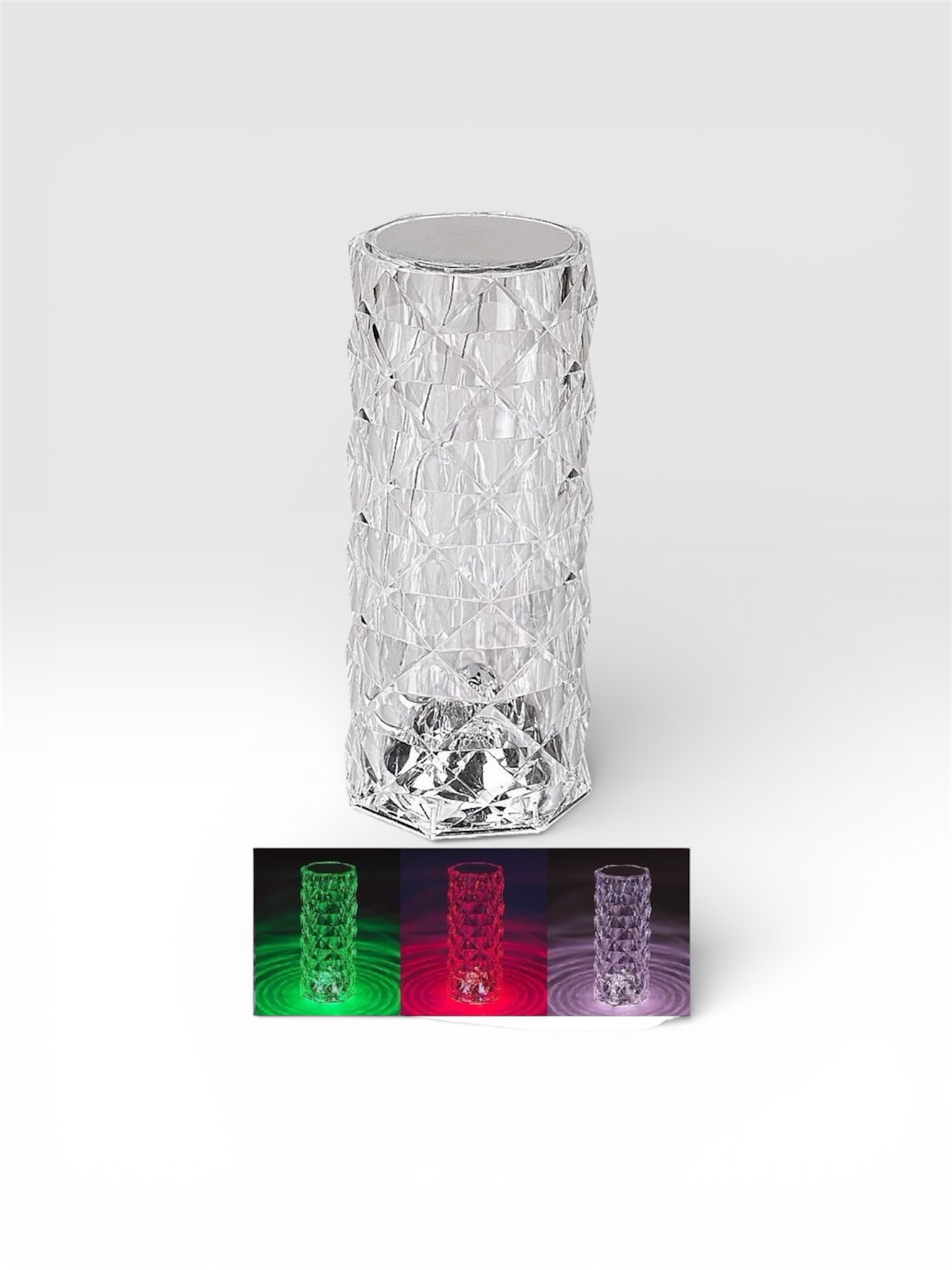 LED kristalllamp – rent