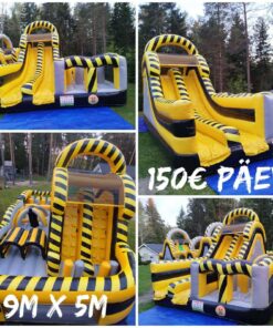 Takistusrada kollane 9 x 5 m – rent