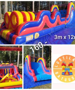 Takistusrada 3 x 12 m (punane-sinine) – rent